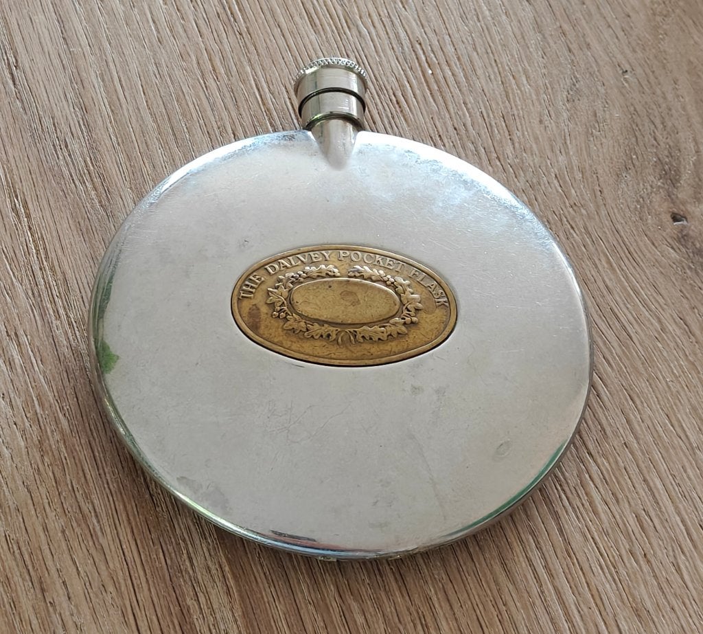 Vintage Dalvey Pocket Flask (heupfles) uit de jaren 80, Ophalen