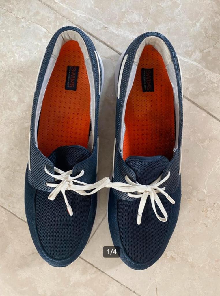 HERENSCHOEN MT 46, Blauw, Nieuw, Ophalen of Verzenden, Espadrilles of Moccasins