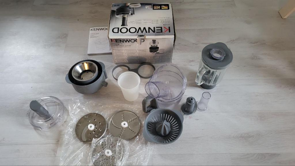 Kenwood Prospero accessoires set - juicer blender citruspers, 4 liter of meer, Ophalen of Verzenden, Gebruikt, 1 snelheid