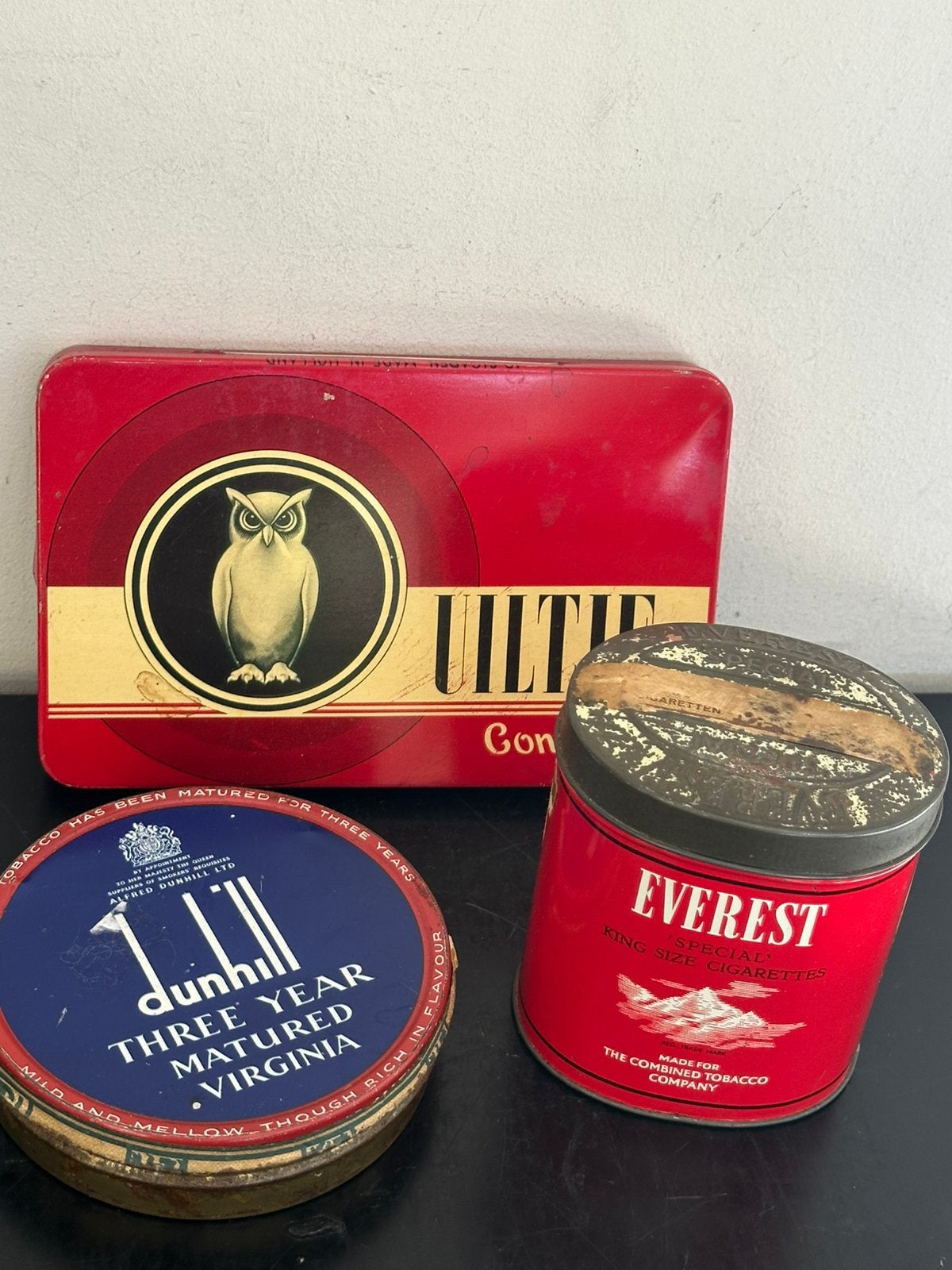 Oude sigaretten / sigaren blikken 1 koop, Ophalen of Verzenden, Gebruikt