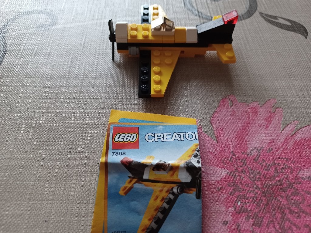 LEGO Creator 7808 Propeller Vliegtuig, Gebruikt, Lego, Compleet, Ophalen of Verzenden