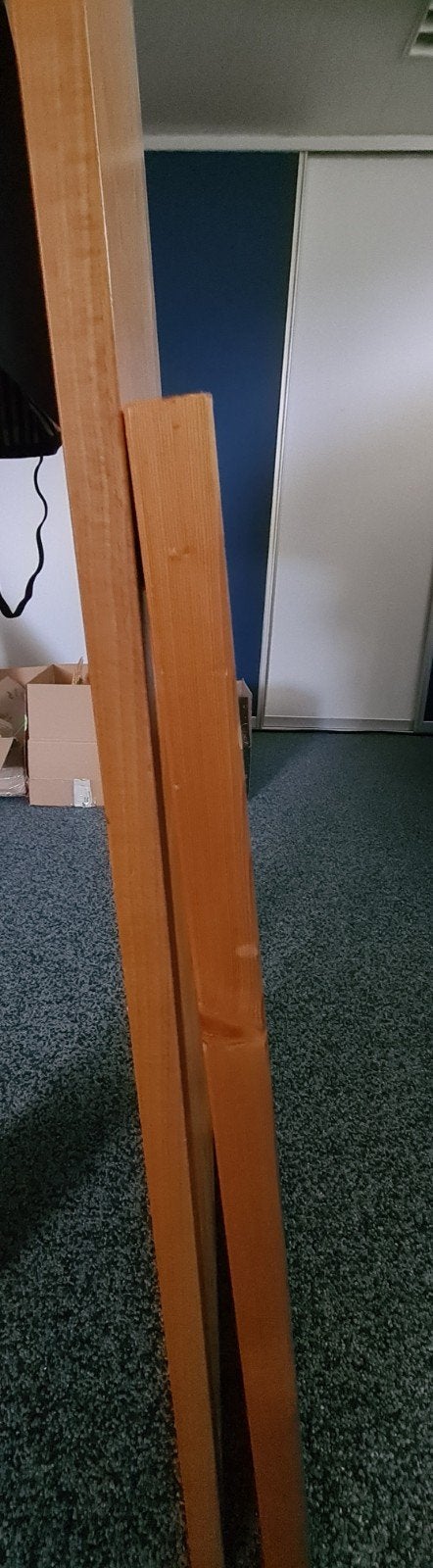 Origineel Lundia zijpaneel/staander + bureaublad  hout, Ophalen, Gebruikt, Overige merken, Hout