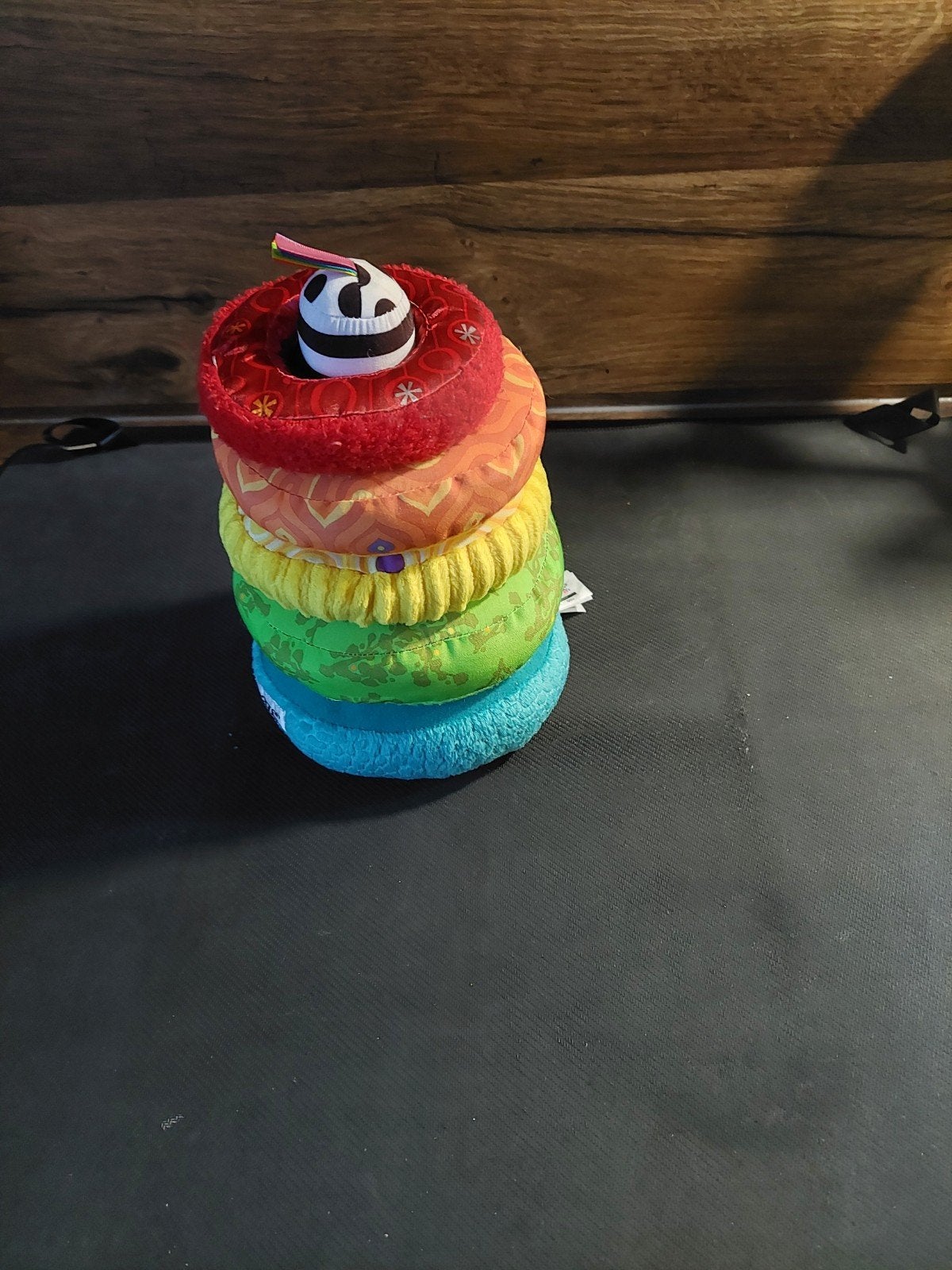 Lamaze Stapelringen Regenboog met Panda, Ophalen of Verzenden
