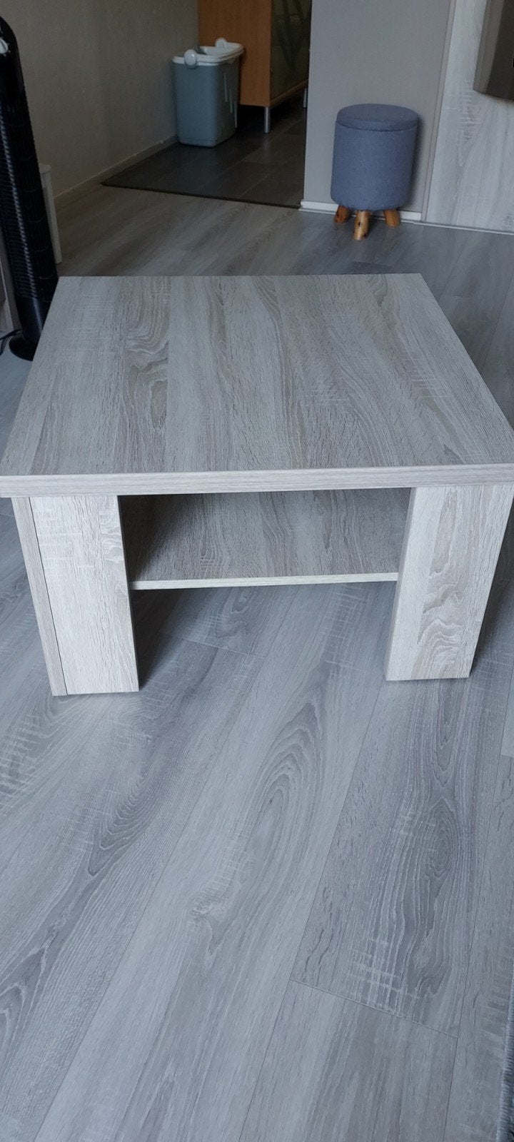 vierkante hoek/salontafel, Ophalen