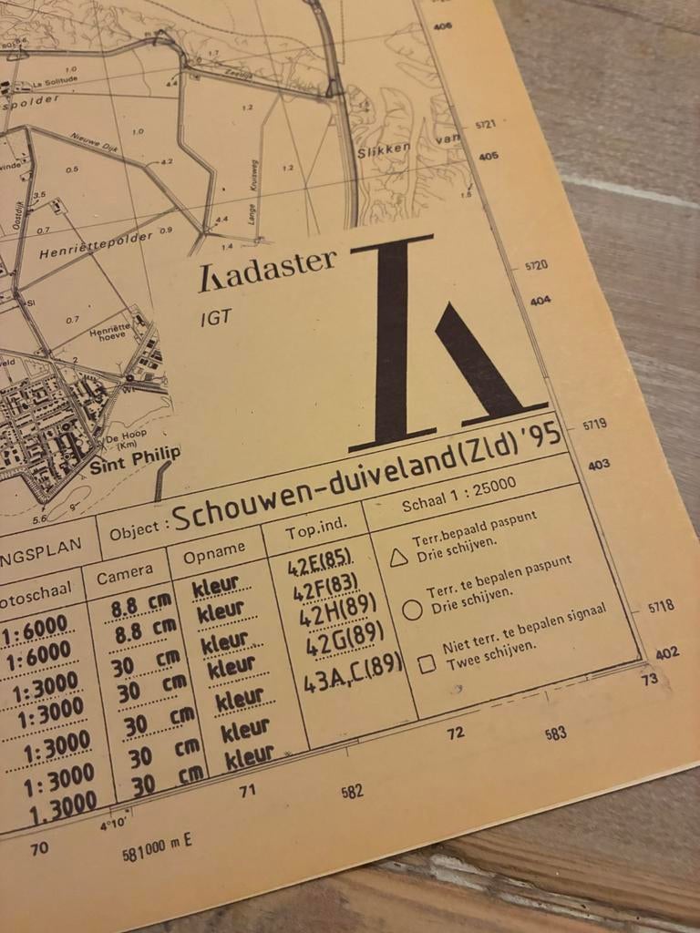 Kadastrale kaart zeeland, Boeken, Ophalen, Zo goed als nieuw