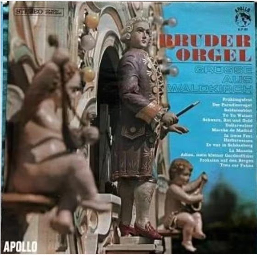 LP Draaiorgel (Bruder orgel - Grusse aus Waldkirch), Muziek en Instrumenten, Ophalen of Verzenden, Gebruikt