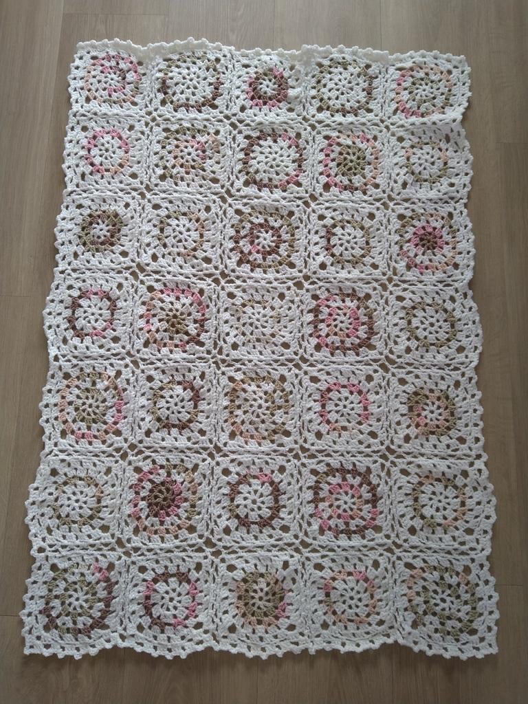 Gehaakte deken * 120 x 80 * nieuw, Ophalen of Verzenden, Nieuw