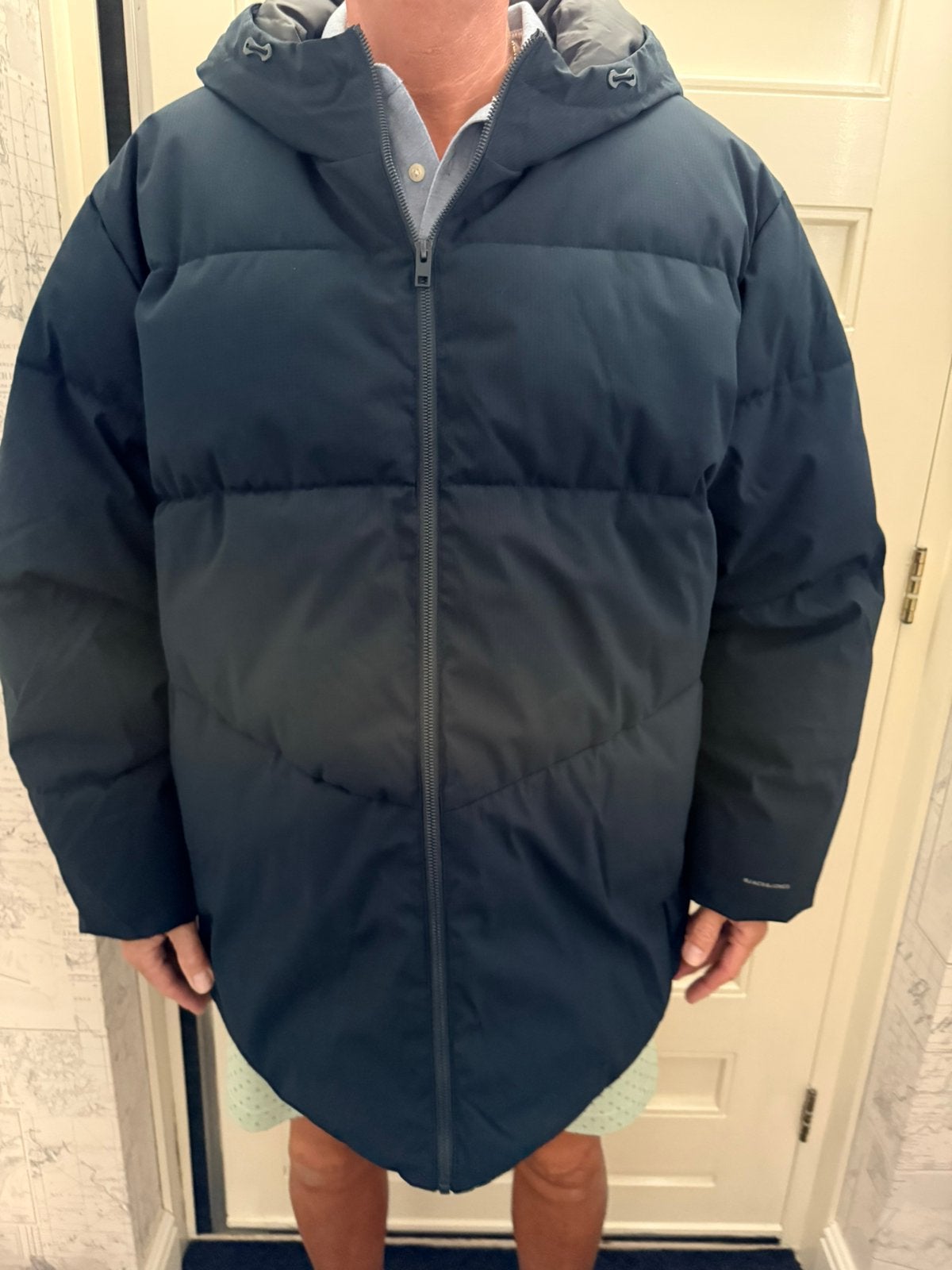 Jack&Jones fit gewatteerde wintetjas 6x xl zgan blauw, Ophalen, Zo goed als nieuw, Blauw, Jas of Mantel