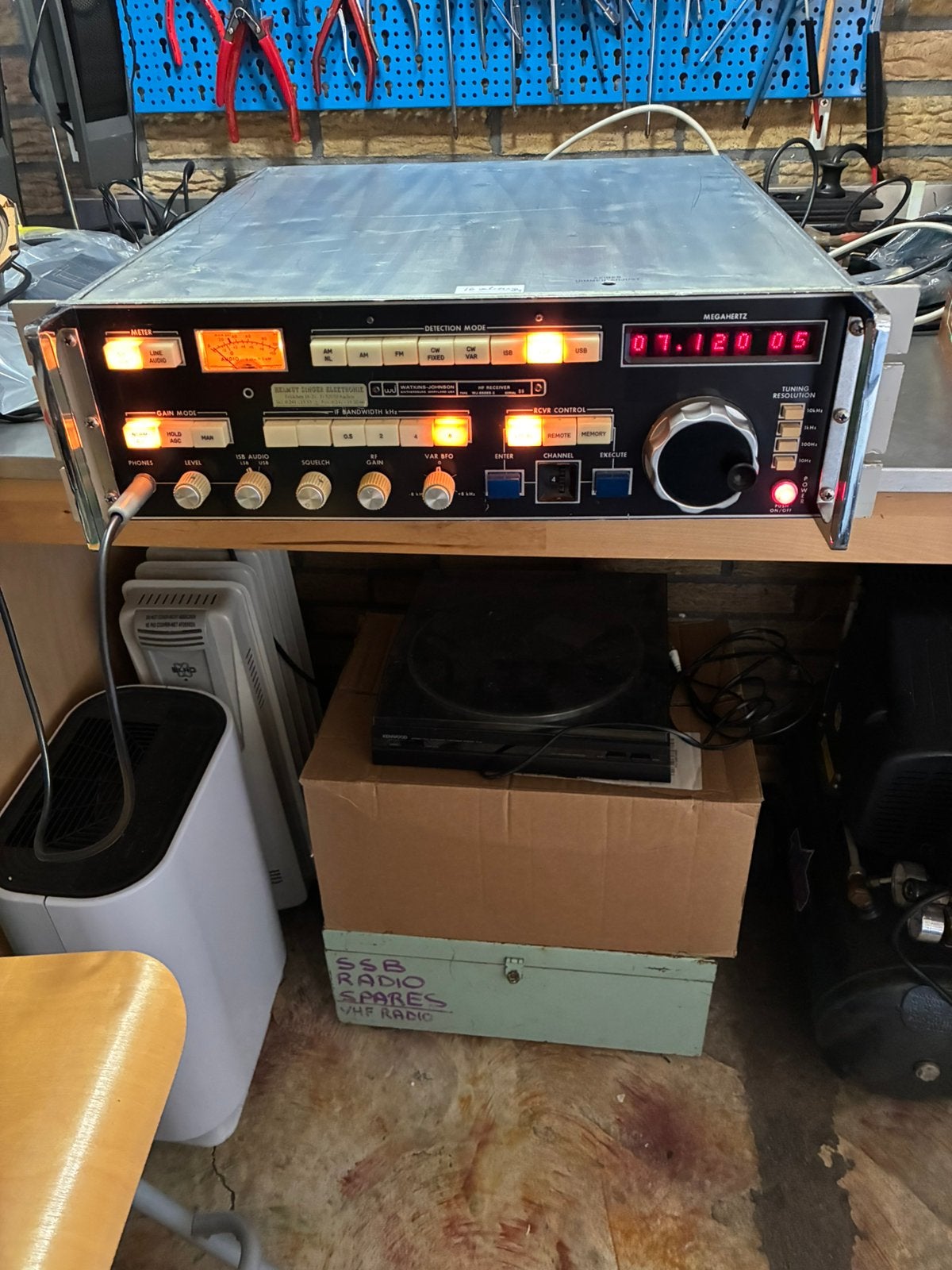 WJ-88888-2 professionele HF ontvanger, Ophalen, Gebruikt, Ontvanger