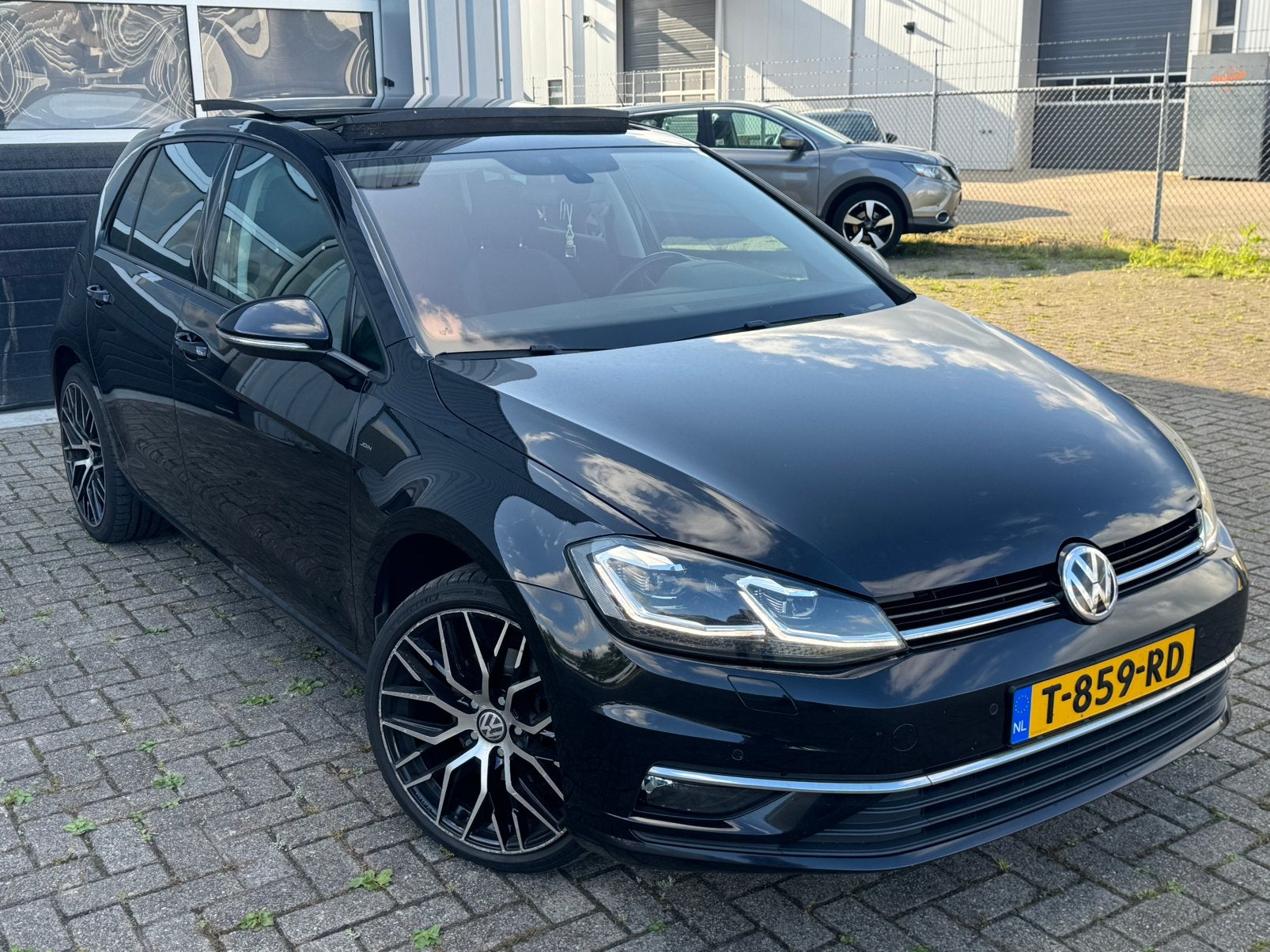 Volkswagen Golf 1.6 TDI  7-DSG 2019 Zwart *Pano*Facelift, Auto's, 680 kg, 4 cilinders, Zwart, Diesel