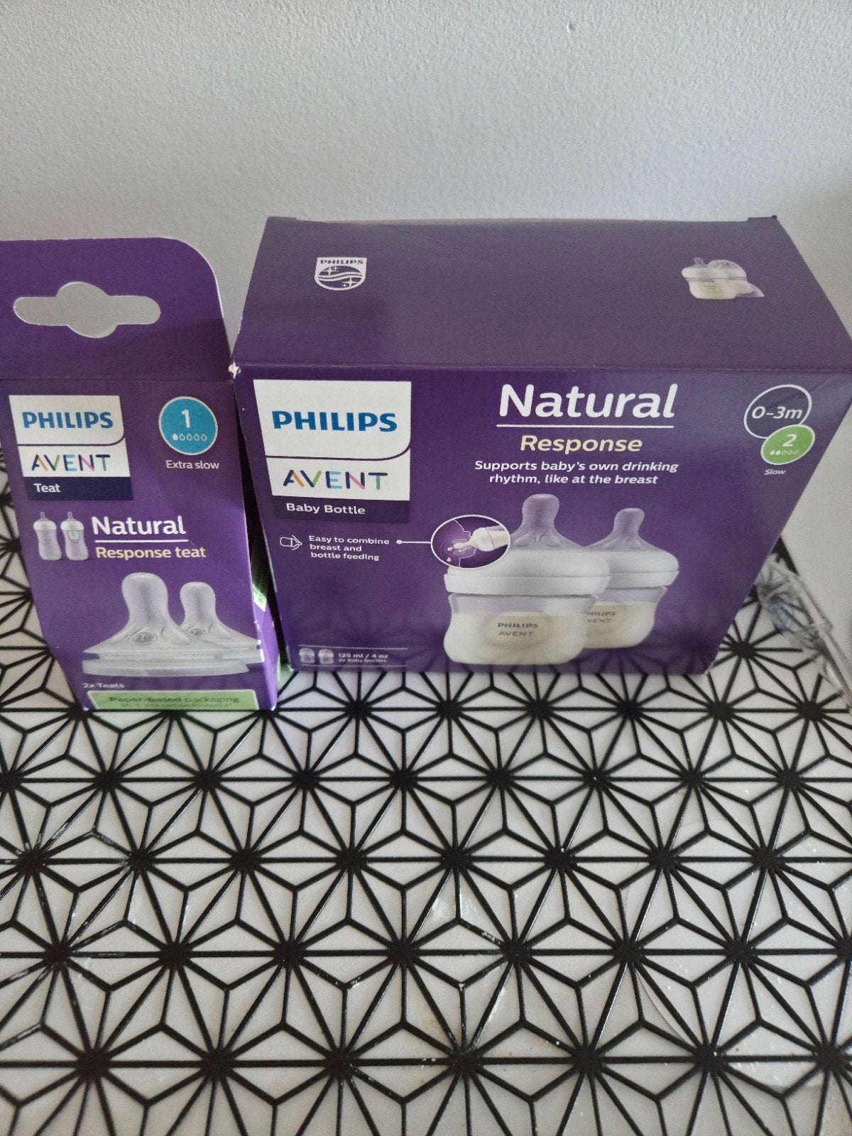 Philips Avent Natural Response Babyfles en Speen, Ophalen of Verzenden, Nieuw, Babyfles, Philips Avent