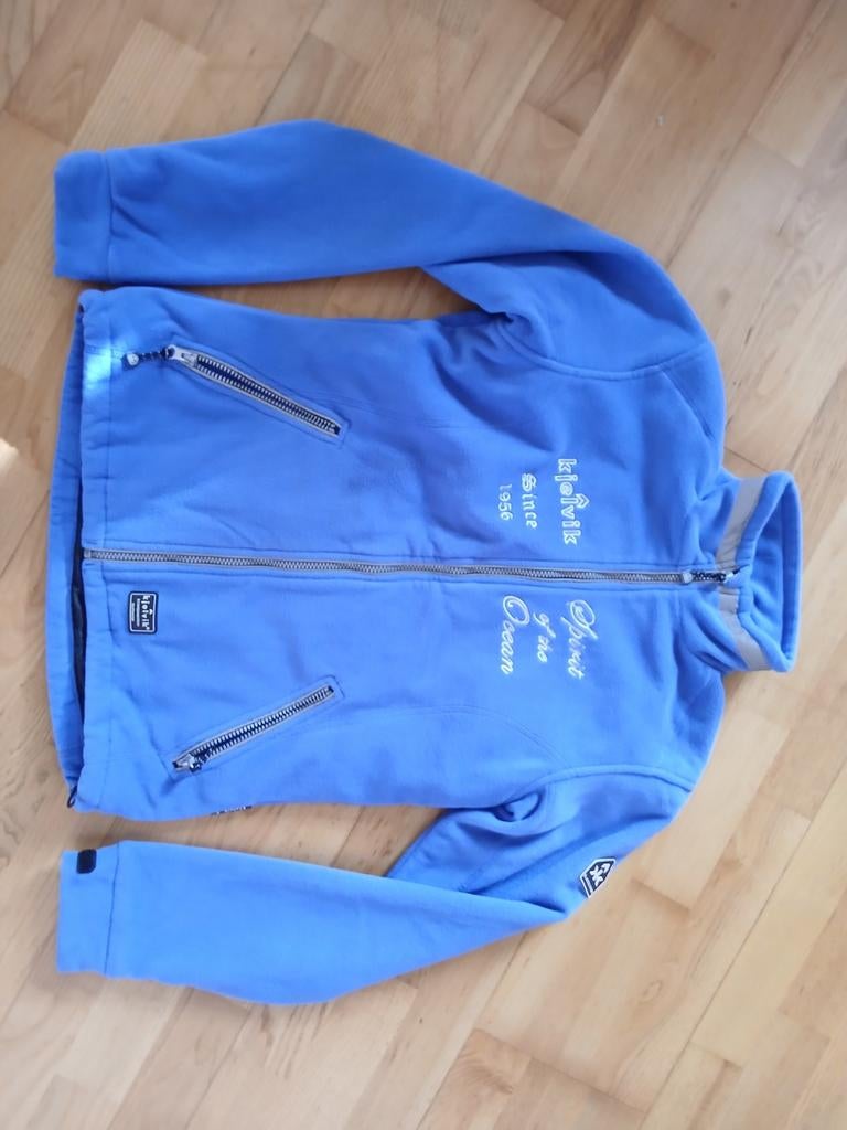 Kjelvik vest mt 36 te koop, Blauw, Ophalen of Verzenden, Zo goed als nieuw, Kjelvik