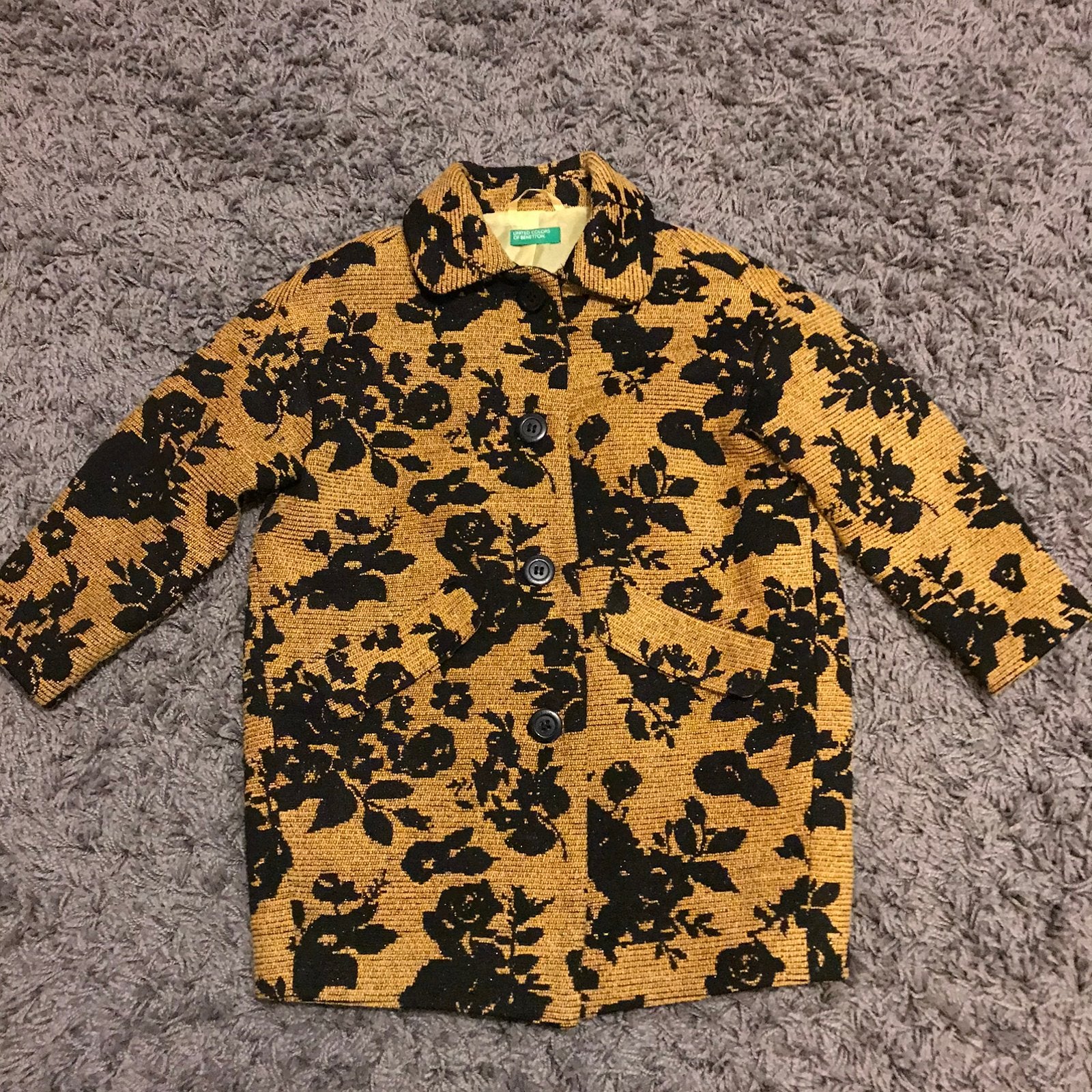 Jas benetton mt 110, Ophalen of Verzenden, Zo goed als nieuw, Meisje, Jas