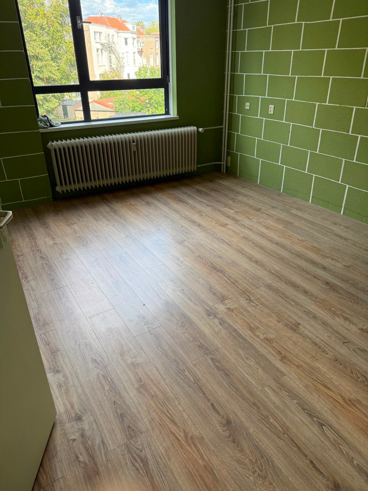 Laminaat 20m2, Doe-het-zelf en Verbouw, Hout en Planken, Ophalen, Minder dan 25 mm, Zo goed als nieuw, Pallet