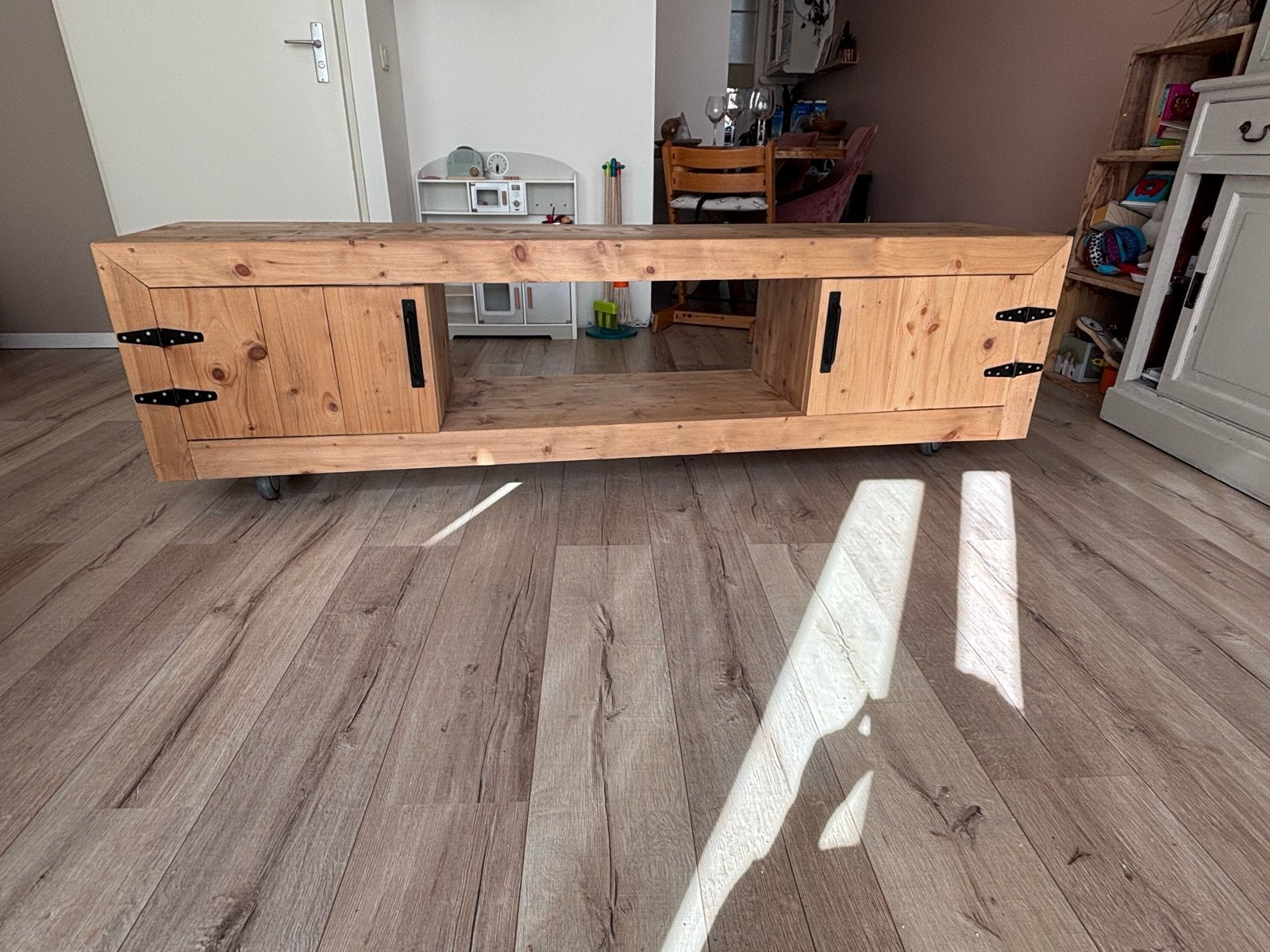 tv-meubel, Ophalen, Gebruikt, 150 tot 200 cm, Minder dan 100 cm