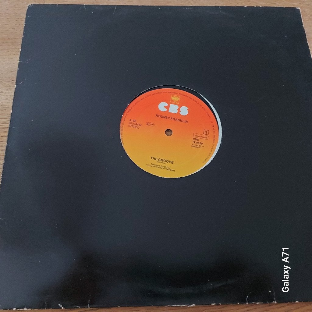 12 inch Maxisingel Rodney Franklin - The Groove (1980), Gebruikt, Maxi-single, 1980 - 1989, Dance