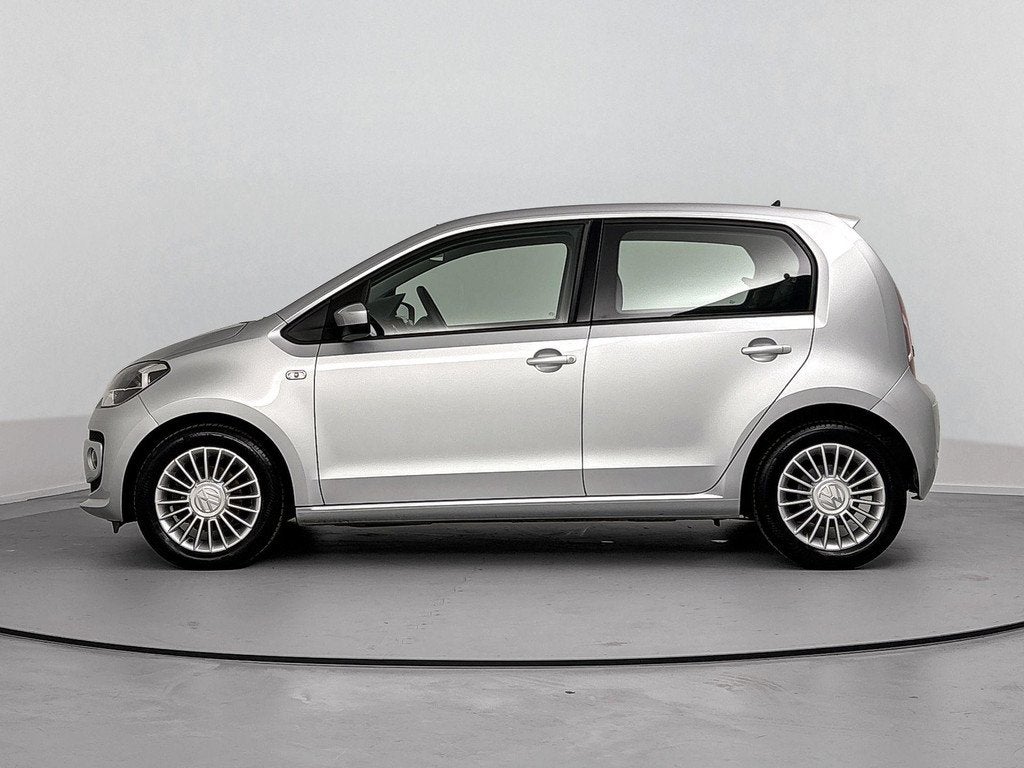 Volkswagen Up! 1.0 high up! BlueMotion Airco | Lichtmetalen, Auto's, Voorwielaandrijving, Euro 5, Stof, Gebruikt