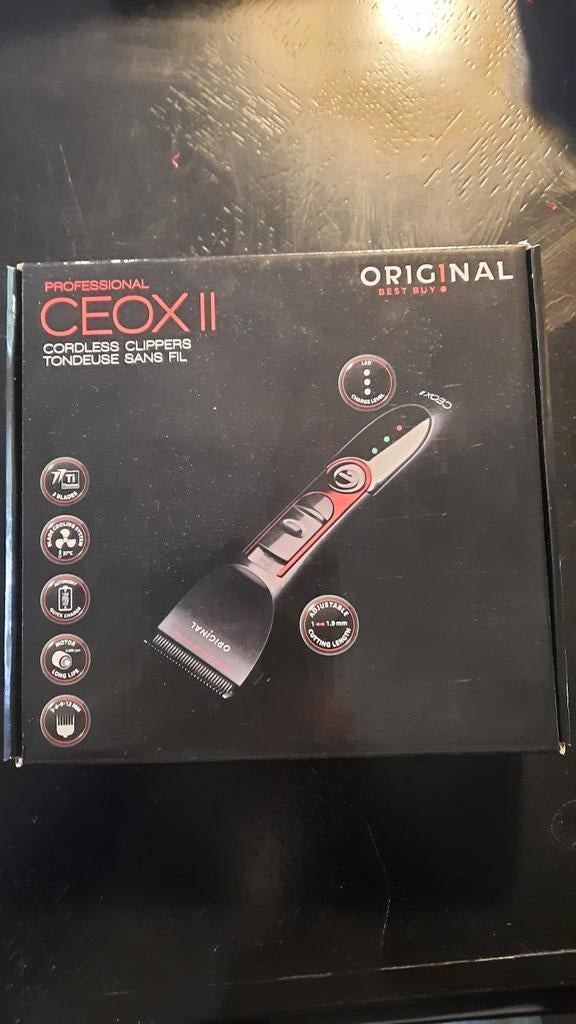Professionele Draadloze Tondeuse - CEOX II, Ophalen of Verzenden, Nieuw, Scheren en Epileren
