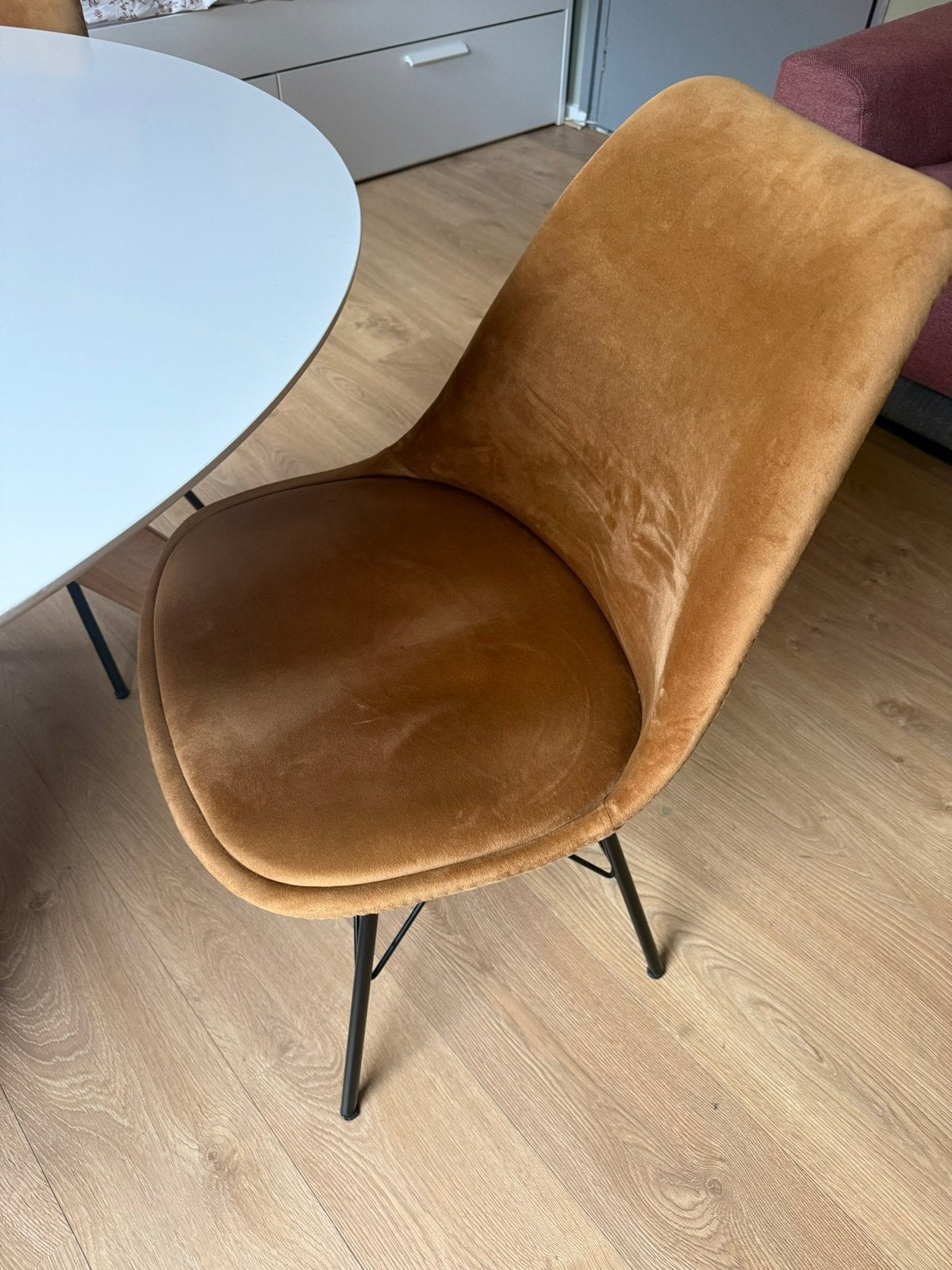 Stoelen set van 4, Ophalen, Stof, Overige kleuren, Zo goed als nieuw