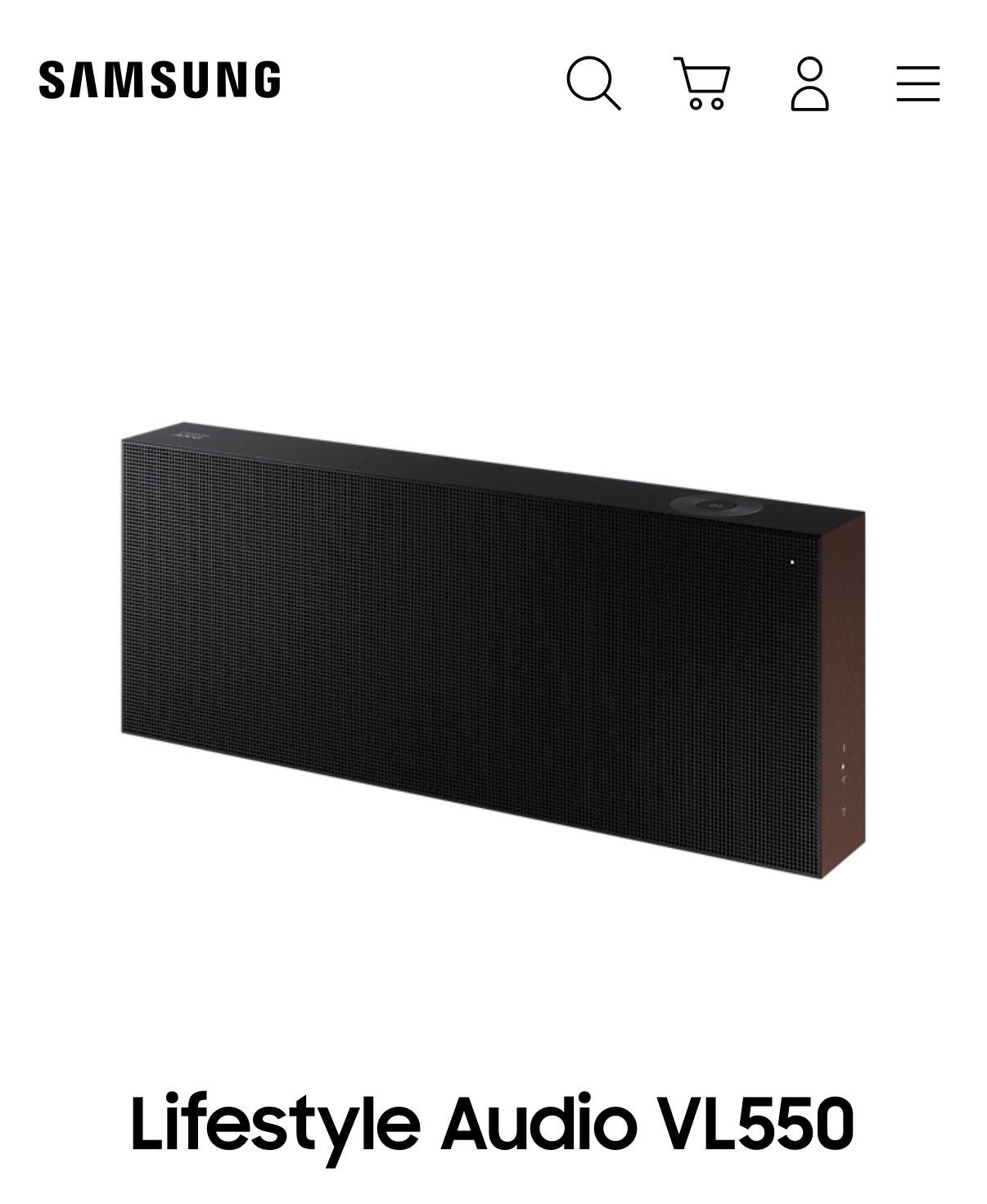 Samsung VL550 wifi/bluetooth speaker, Audio, Tv en Foto, Luidsprekers, Gebruikt, Overige typen, Minder dan 60 watt, Ophalen