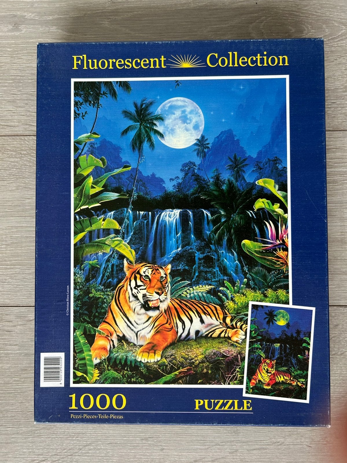 Puzzle Tijger, 1.000 stukjes, Ophalen, 500 t/m 1500 stukjes, Zo goed als nieuw