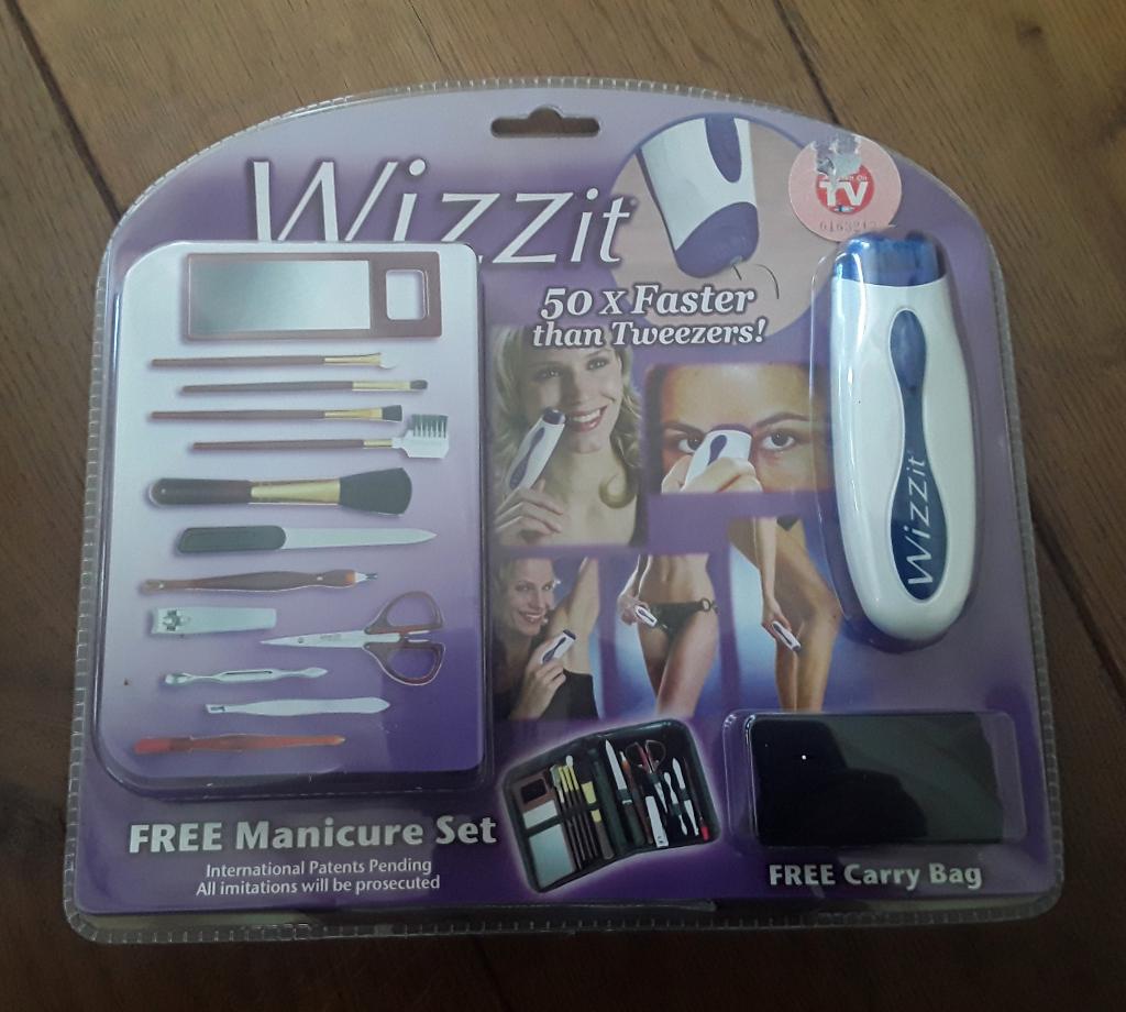 Epileerapparaat - ontharingsapparaat met manicure set in tas, Ophalen of Verzenden, Nieuw, Scheren en Epileren