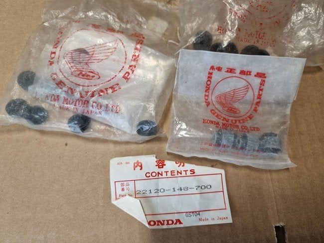 Honda PA50 Camino 1978-1983  22120-148-700 rollen set koppe, Overige merken, Honda PA50, Overige typen, Nieuw