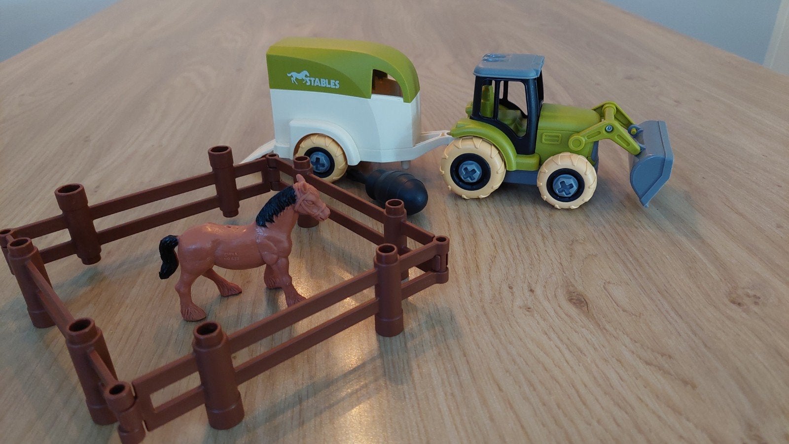Tractor met paard, Ophalen, Gebruikt