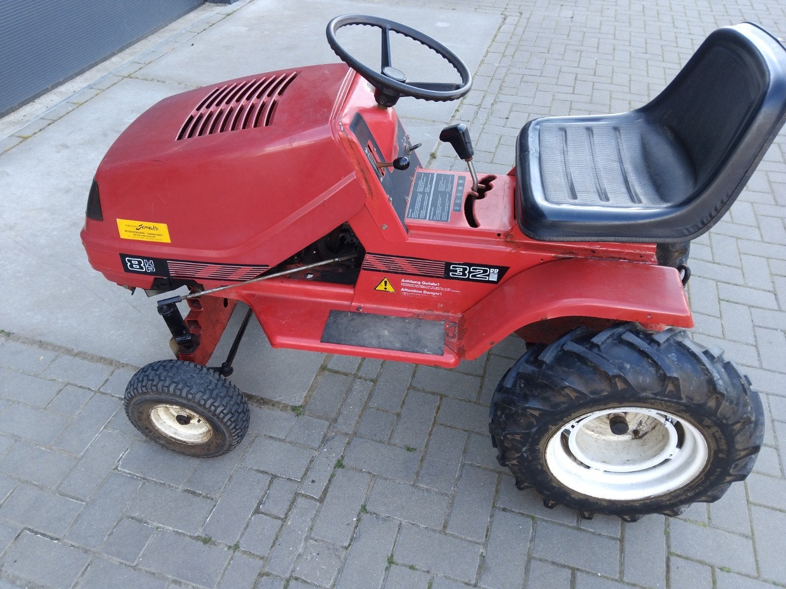 Zitmaaier 8PK Briggs & Stratton, zonder maaidek., Tuin en Terras, Grasmaaiers, Ophalen, Cirkelmaaier, Gebruikt, Briggs & Stratton
