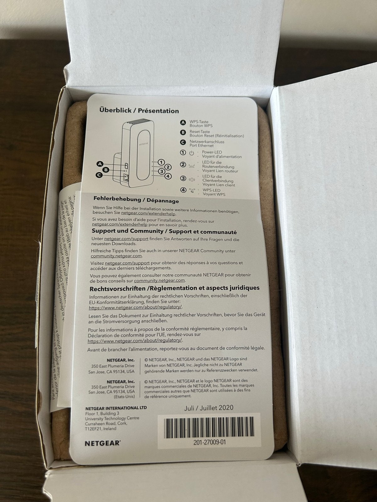NETGEAR AX1800 WiFi 6 Mesh Extender (Nieuw in doos), Ophalen of Verzenden, Nieuw