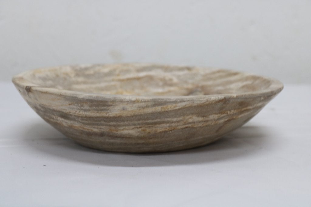 Marmeren Schaal 21x4,5 CM, Huis en Inrichting, Woonaccessoires | Schalen en Manden, Ophalen, Overige materialen, Schaal, Rond