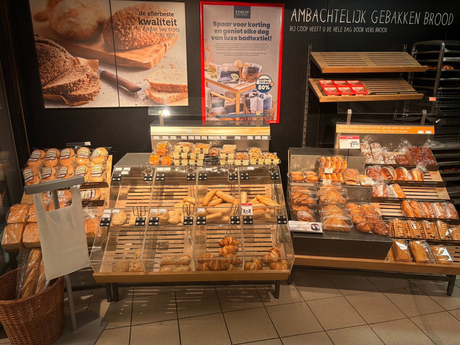 Complete broodafdeling, Ophalen
