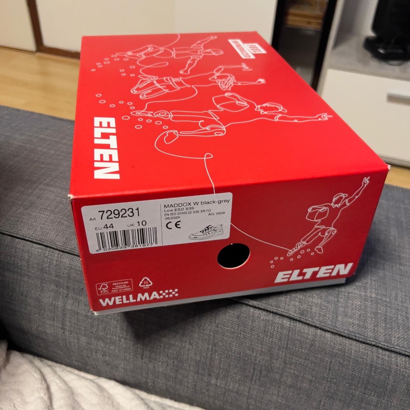 Nieuwe veiligheidsschoenen Maddox W Black Grey low maat 44, Kleding | Heren, Ophalen of Verzenden, Nieuw, Zwart, Werkschoenen
