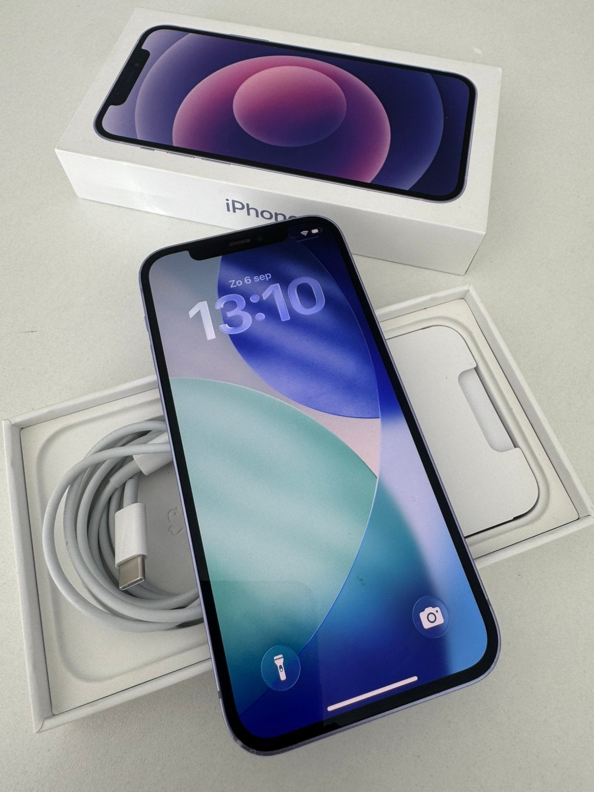 IPHONE 12 ( 128 GB ZGAN ), 128 GB, Paars, Ophalen of Verzenden, Zo goed als nieuw