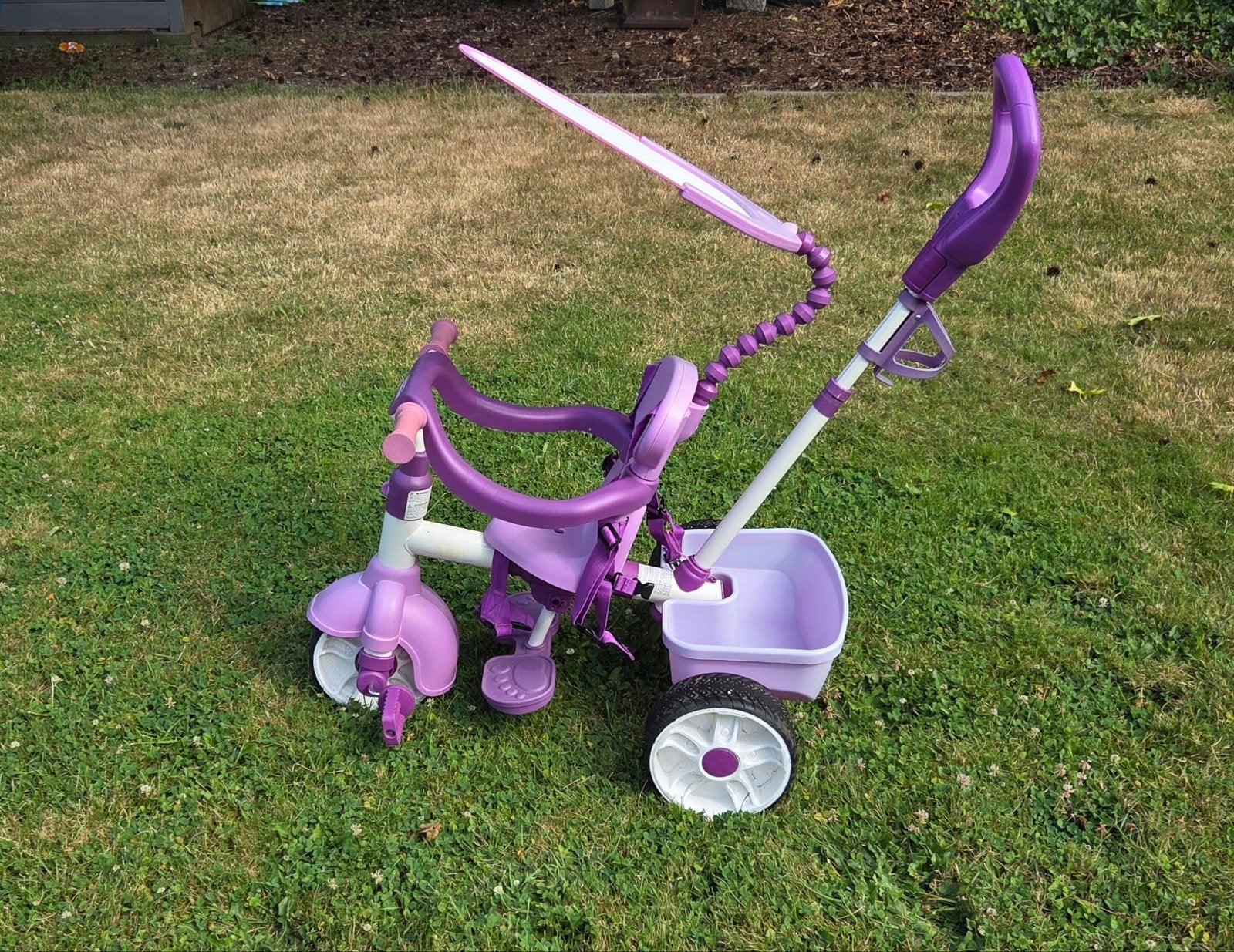 Little Tikes duwfiets met stang - paars, Ophalen, Gebruikt, Duwstang