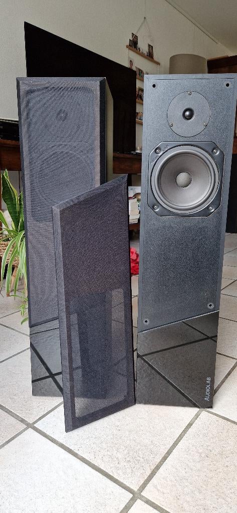 Speakers "Audiolab", Audio, Tv en Foto, Luidsprekers, Gebruikt, Minder dan 60 watt, Front, Rear of Stereo speakers, Ophalen
