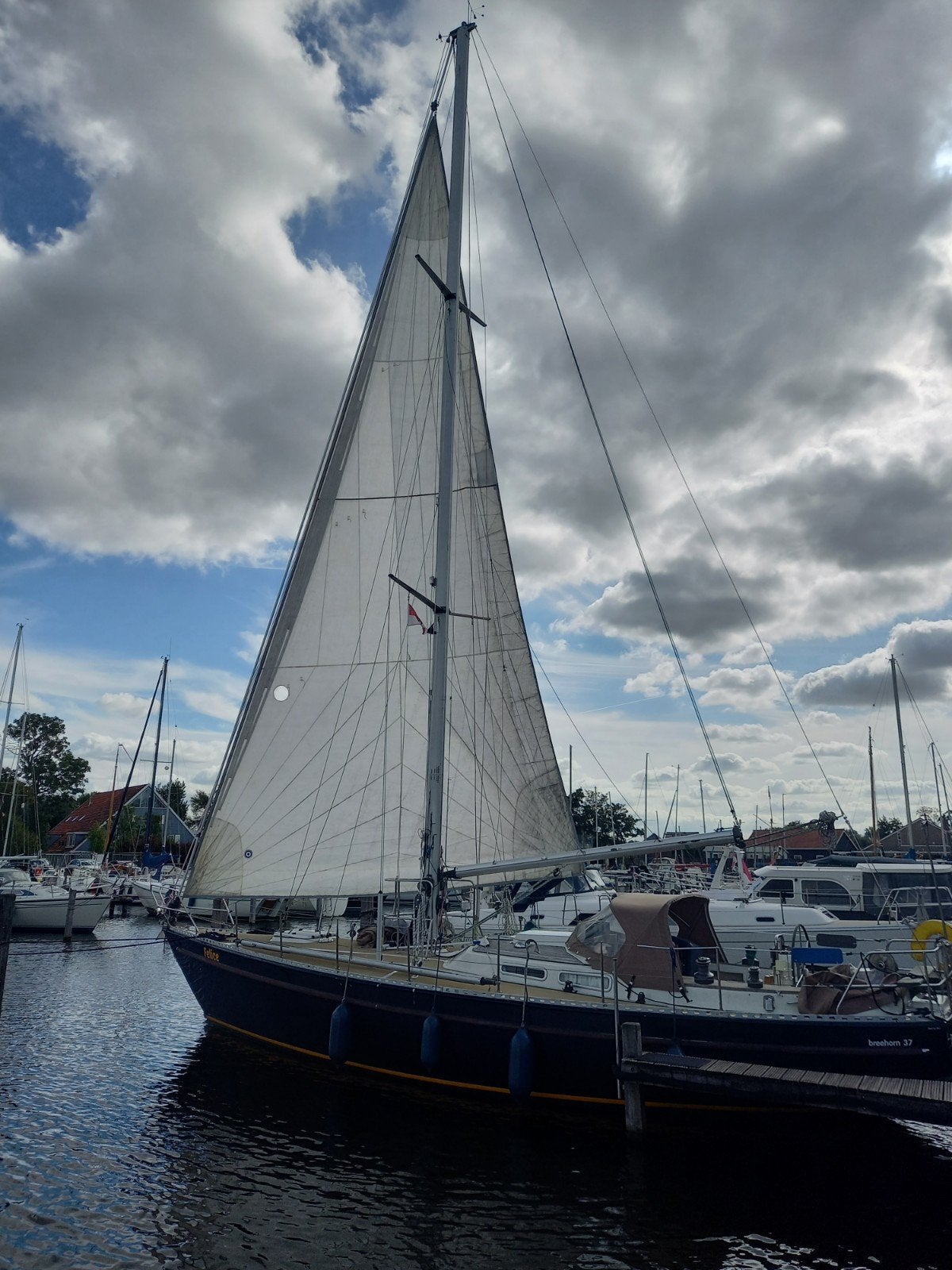 Schuurvondst: Neil Pryde rolreefgenua  2 voor  o.a. Breehorn, Watersport en Boten, 6 meter of meer, Gebruikt, Genua of Fok, Ophalen