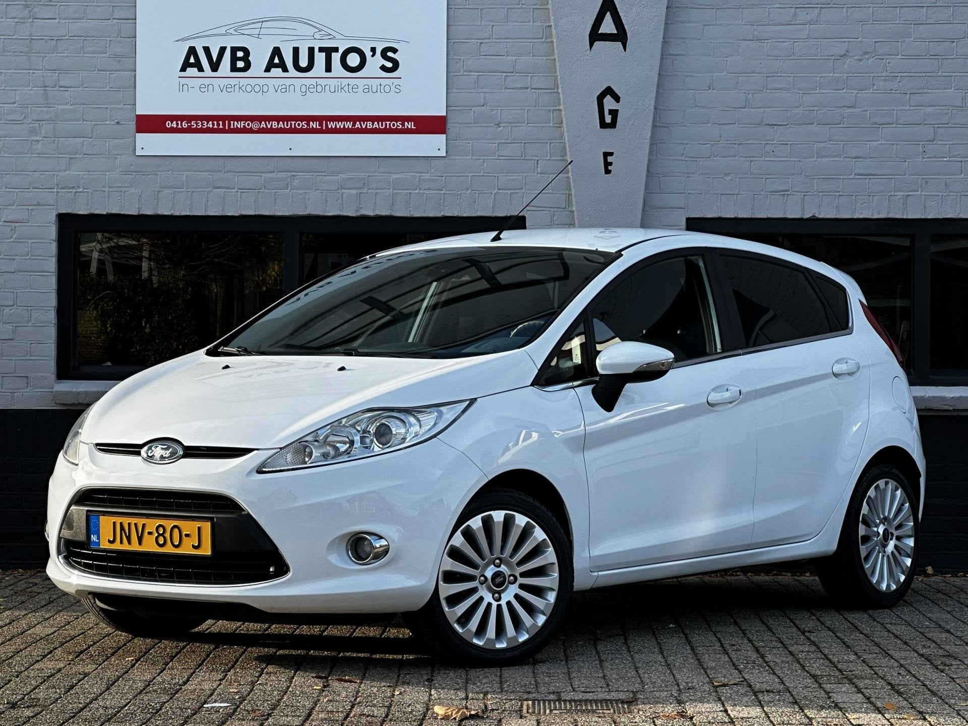 Ford Fiesta 1.25 Titanium Clima USB Aux Apk t/m 31-5-2027, Auto's, Ford, Voorwielaandrijving, Euro 5, Stof, Gebruikt