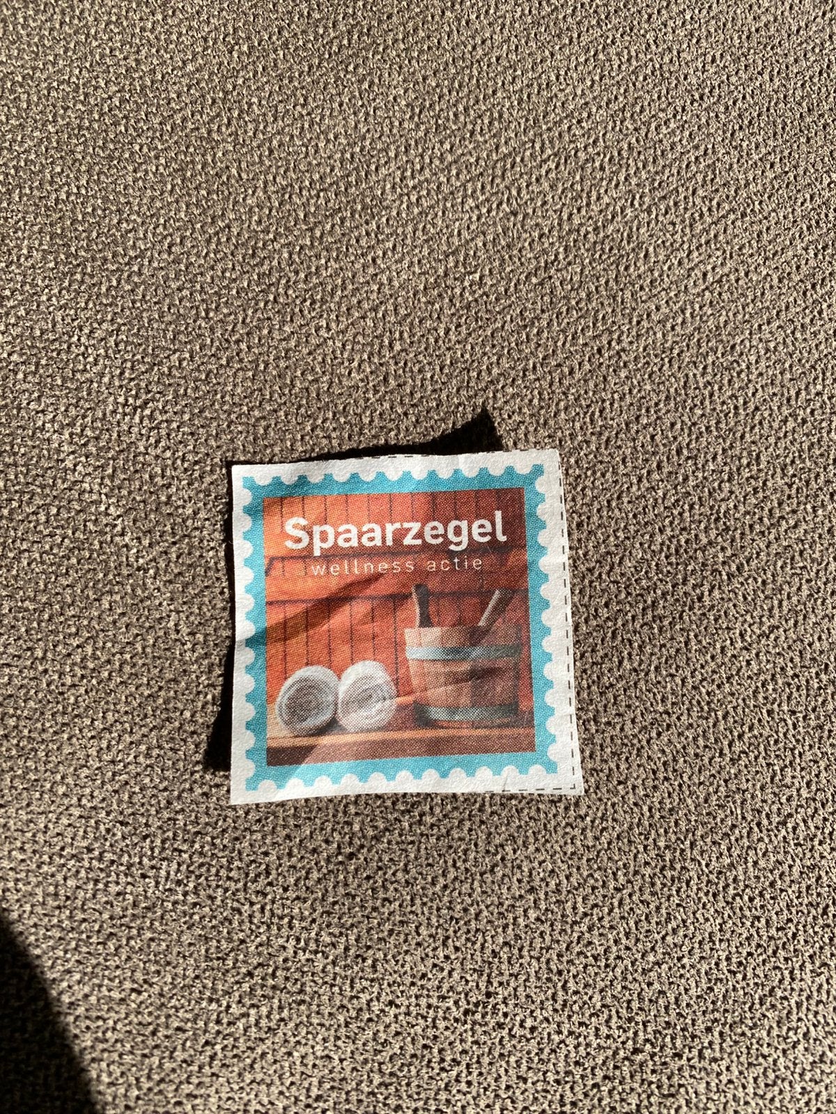 Saunazegels krantsparen 0,50 per stuk, Ophalen of Verzenden, Winkel, Super of Benzinepomp, Zegels, Bonnen of Punten