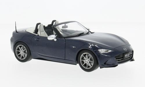 Mazda MX-5 2019 Donkerblauw - Whitebox 1:24, Hobby en Vrije tijd, Modelauto's | 1:24, Overige merken, Auto, Nieuw, Ophalen of Verzenden