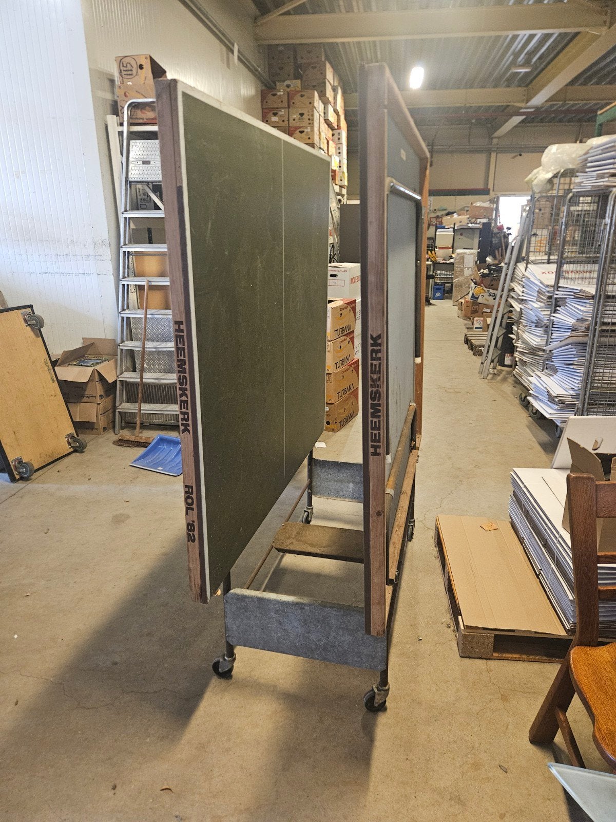 Heemskerk Tafeltennistafel - Inklapbaar & Verrijdbaar, Ophalen, Gebruikt, Tafel Indoor, Inklapbaar