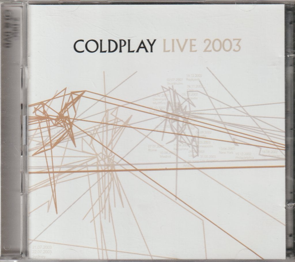 Coldplay - Live 2003....CD + DVD, Ophalen of Verzenden, 2000 - 2009, Gebruikt