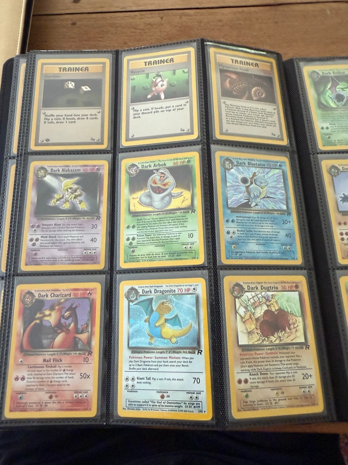 Pokémon Team Rocket Complete Set Engels, Ophalen of Verzenden, Gebruikt, Meerdere kaarten