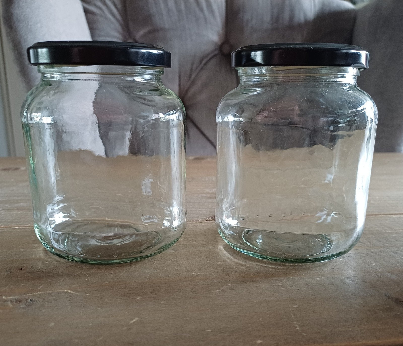 Glazen potjes met dekseltjes, Ophalen, Nieuw