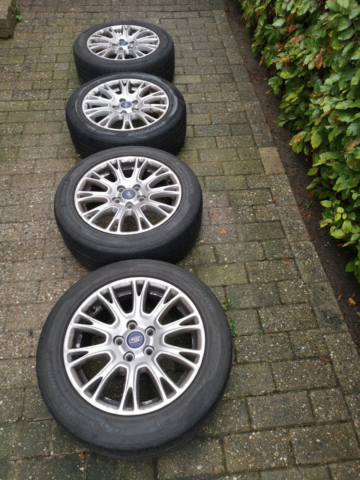 Ford Focus RVS velgen met Hankook banden, Gebruikt, 16 inch, Banden en Velgen, Personenwagen