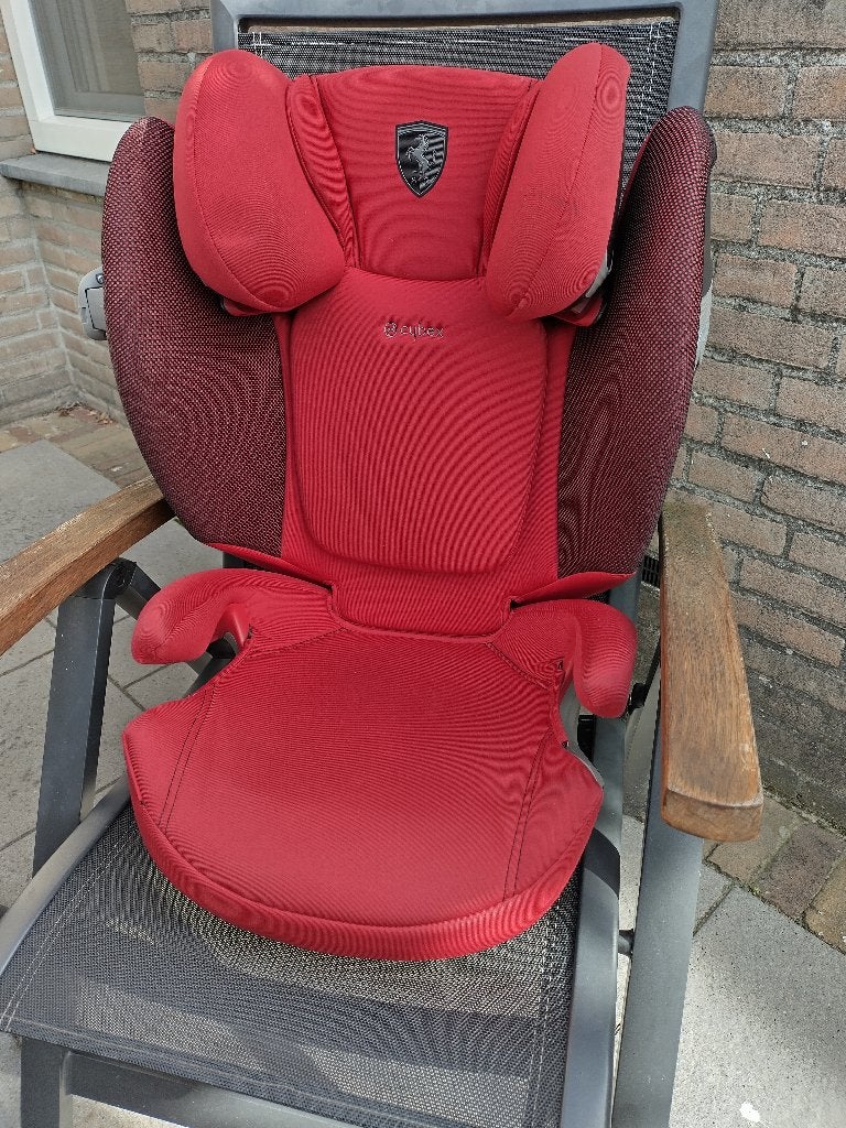 Cybex autostoel special edition Ferrari, Gebruikt, 15 t/m 36 kg, Afneembare rugleuning, Isofix