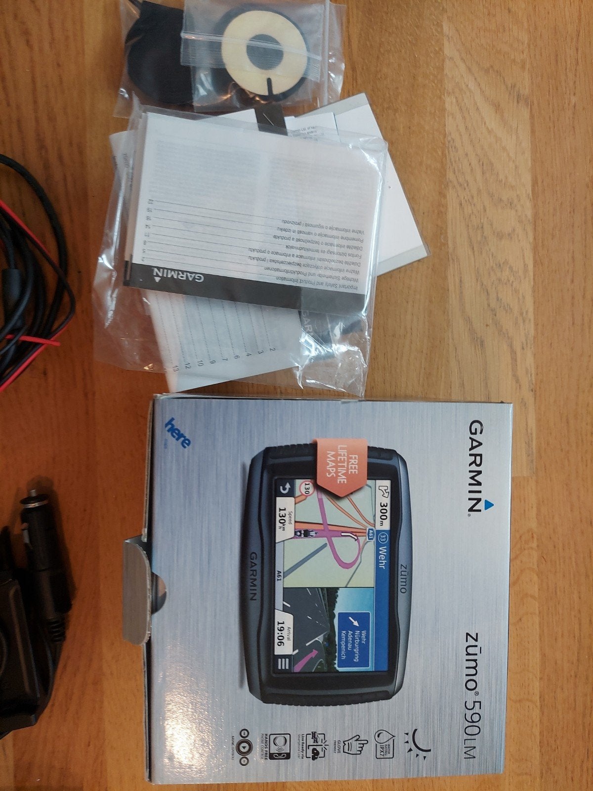 Garmin Zumo 590LM Motorfiets Navigatie met Accessoires, Motoren, Accessoires | Navigatiesystemen, Ophalen of Verzenden, Gebruikt
