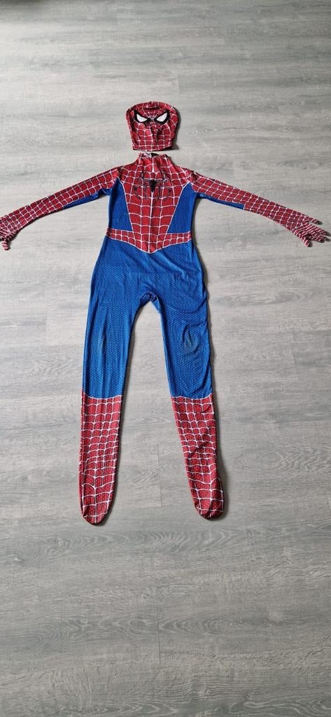Spiderman pak voor 8-12 jaar ongeveer., Ophalen of Verzenden, Zo goed als nieuw, 146 t/m 152, Jongen