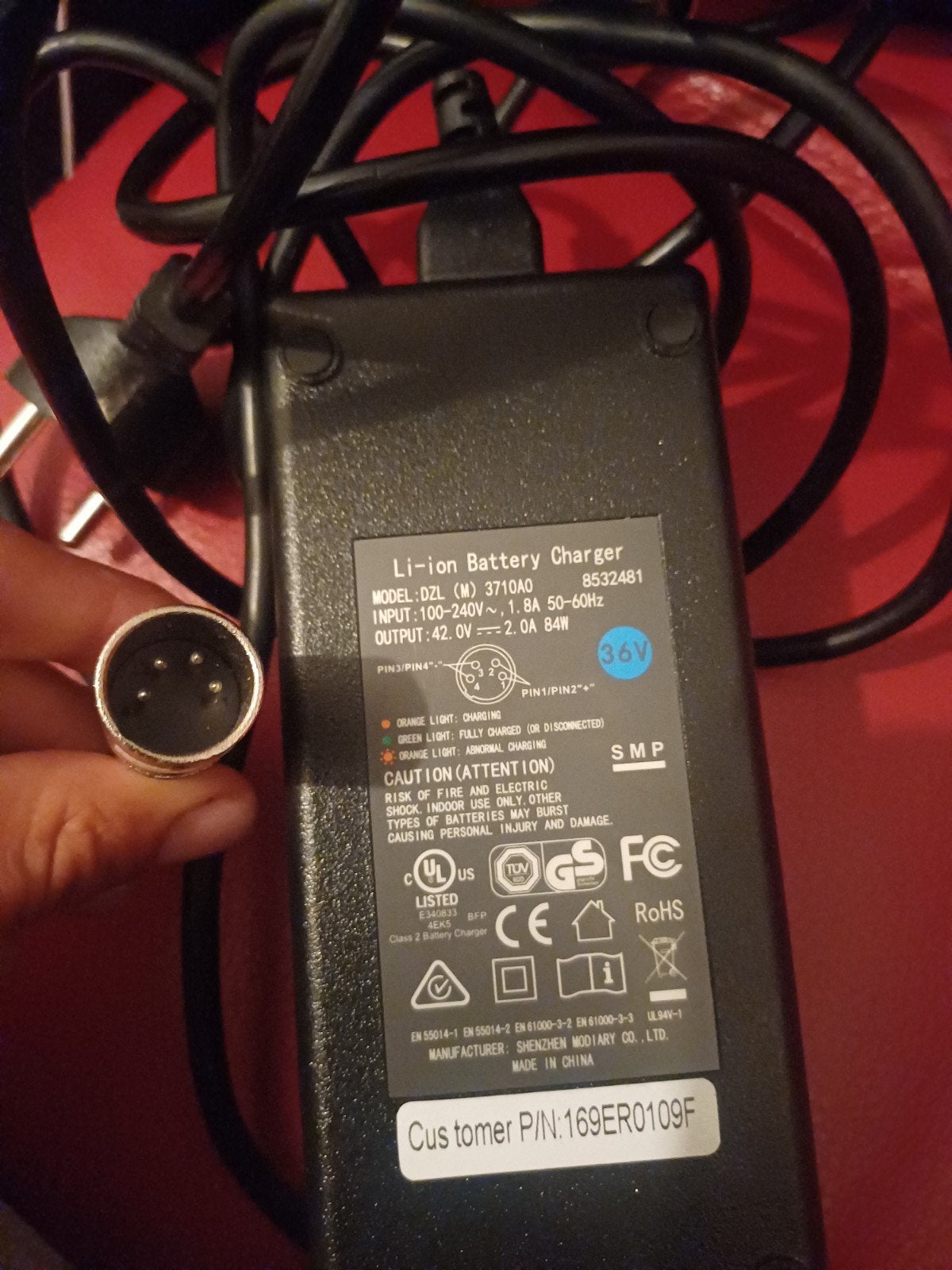 Gazelle Innergy fietslader 36V (48V output), Fietsen en Brommers
