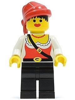 Lego Pirates Minifigs 6250 Cross Bone Clipper, Lego, Zo goed als nieuw, Minifiguur, Compleet